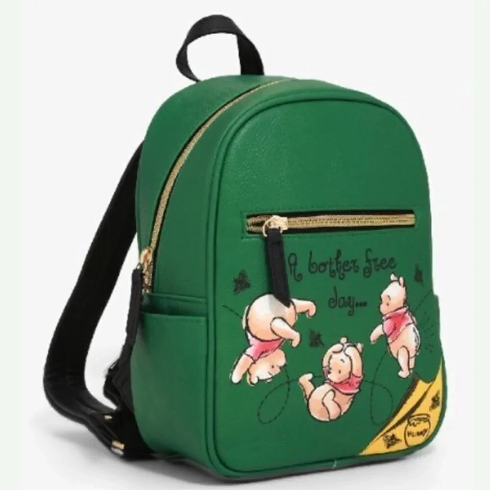 Danielle Nicole Disney Winnie The Pooh Bother Free Day Mini‎ Backpack - Picture 2 of 3
